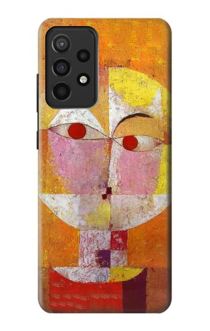 W3811 Paul Klee Senecio Man Head Hülle Schutzhülle Taschen und Leder Flip für Samsung Galaxy A52, Galaxy A52 5G