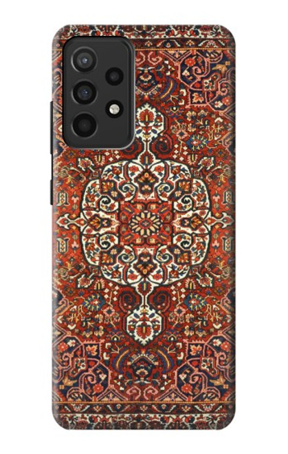 W3813 Persian Carpet Rug Pattern Hülle Schutzhülle Taschen und Leder Flip für Samsung Galaxy A52, Galaxy A52 5G