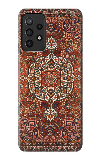 W3813 Persian Carpet Rug Pattern Hülle Schutzhülle Taschen und Leder Flip für Samsung Galaxy A72, Galaxy A72 5G