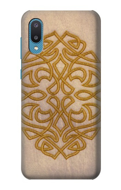 W3796 Celtic Knot Hülle Schutzhülle Taschen und Leder Flip für Samsung Galaxy A04, Galaxy A02, M02