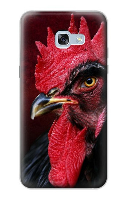 W3797 Chicken Rooster Hülle Schutzhülle Taschen und Leder Flip für Samsung Galaxy A5 (2017)