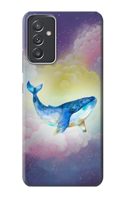 W3802 Dream Whale Pastel Fantasy Hülle Schutzhülle Taschen und Leder Flip für Samsung Galaxy Quantum 2