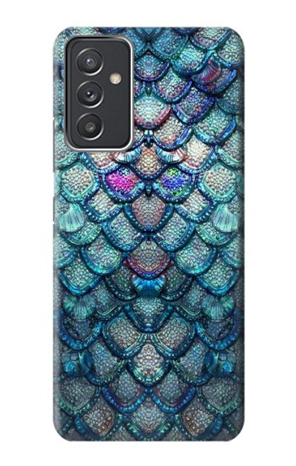 W3809 Mermaid Fish Scale Hülle Schutzhülle Taschen und Leder Flip für Samsung Galaxy Quantum 2