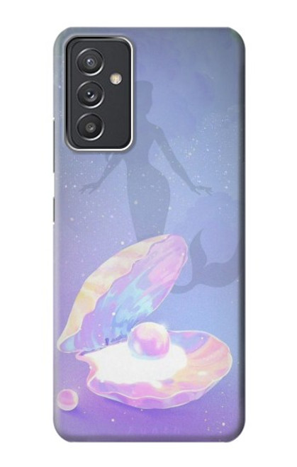 W3823 Beauty Pearl Mermaid Hülle Schutzhülle Taschen und Leder Flip für Samsung Galaxy Quantum 2