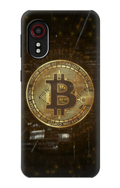 W3798 Cryptocurrency Bitcoin Hülle Schutzhülle Taschen und Leder Flip für Samsung Galaxy Xcover 5