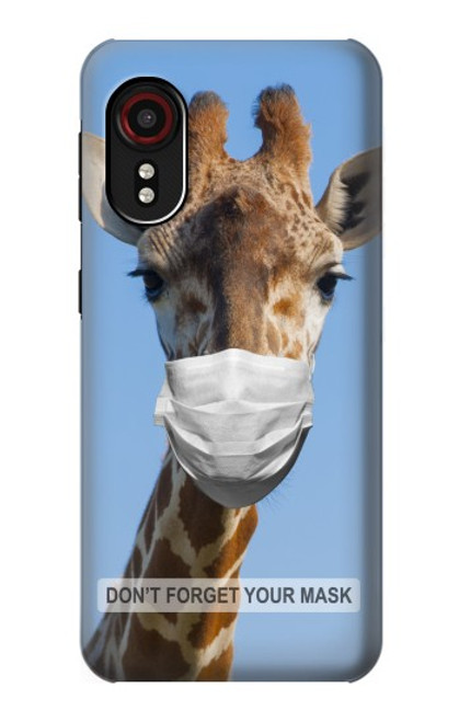 W3806 Giraffe New Normal Hülle Schutzhülle Taschen und Leder Flip für Samsung Galaxy Xcover 5