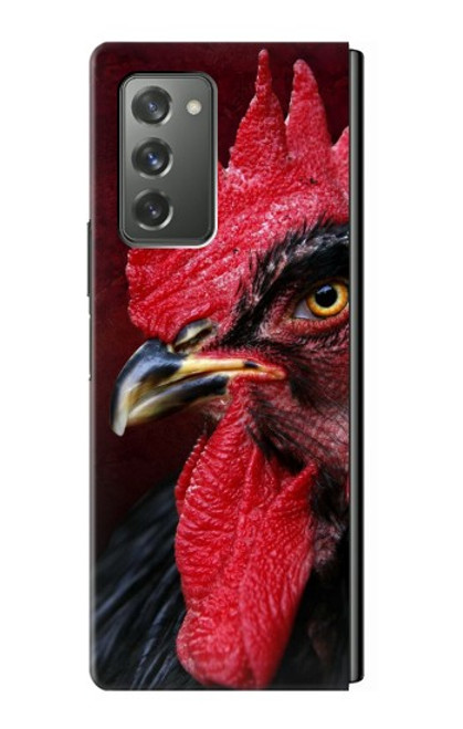 W3797 Chicken Rooster Hülle Schutzhülle Taschen Flip für Samsung Galaxy Z Fold2 5G