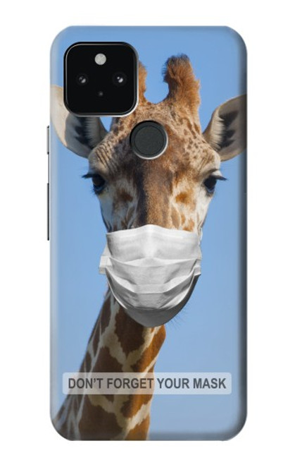 W3806 Giraffe New Normal Hülle Schutzhülle Taschen und Leder Flip für Google Pixel 5