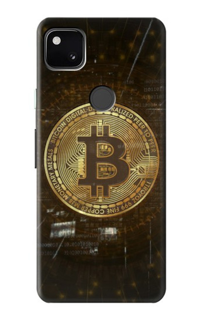 W3798 Cryptocurrency Bitcoin Hülle Schutzhülle Taschen und Leder Flip für Google Pixel 4a