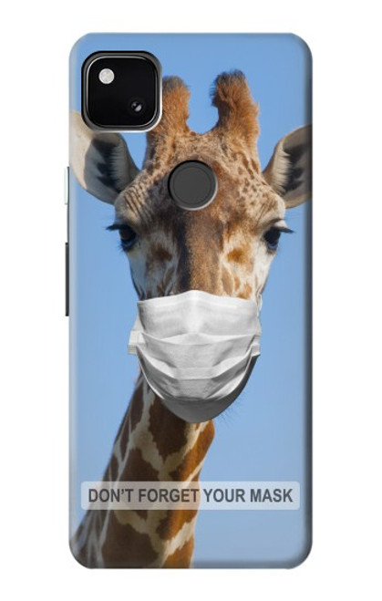 W3806 Giraffe New Normal Hülle Schutzhülle Taschen und Leder Flip für Google Pixel 4a