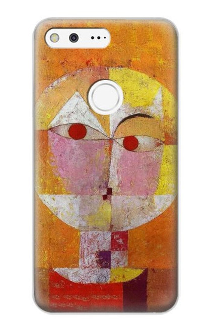 W3811 Paul Klee Senecio Man Head Hülle Schutzhülle Taschen und Leder Flip für Google Pixel XL