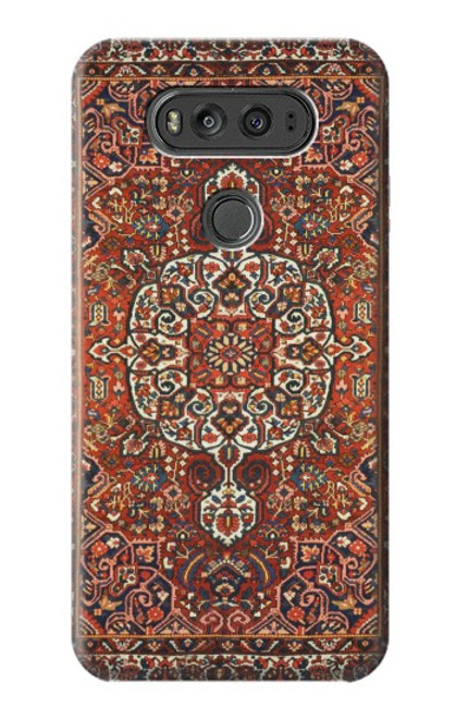 W3813 Persian Carpet Rug Pattern Hülle Schutzhülle Taschen und Leder Flip für LG V20