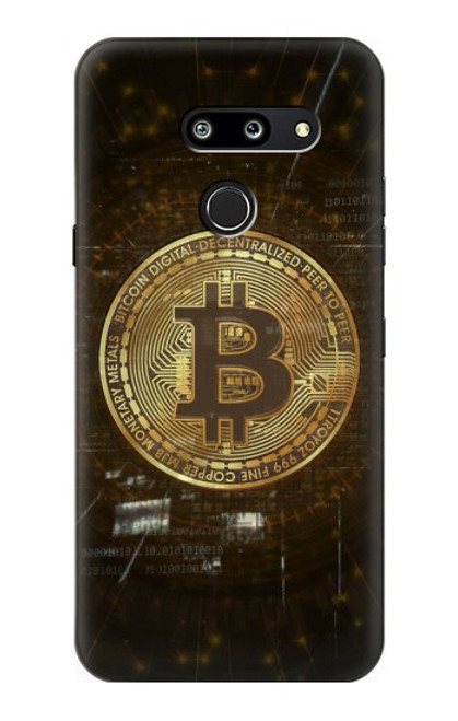 W3798 Cryptocurrency Bitcoin Hülle Schutzhülle Taschen und Leder Flip für LG G8 ThinQ