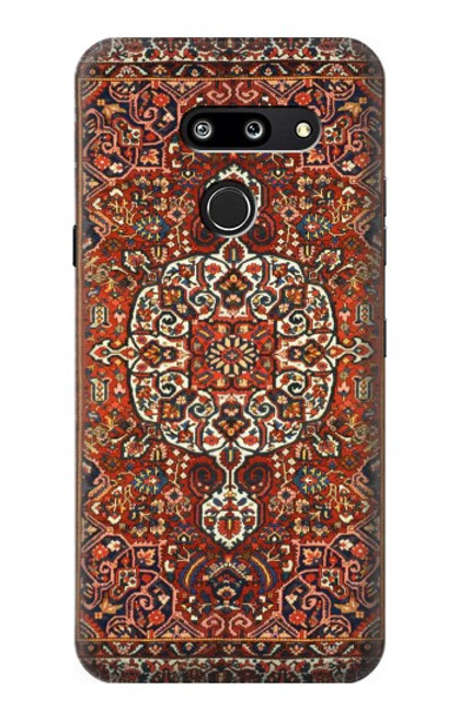 W3813 Persian Carpet Rug Pattern Hülle Schutzhülle Taschen und Leder Flip für LG G8 ThinQ