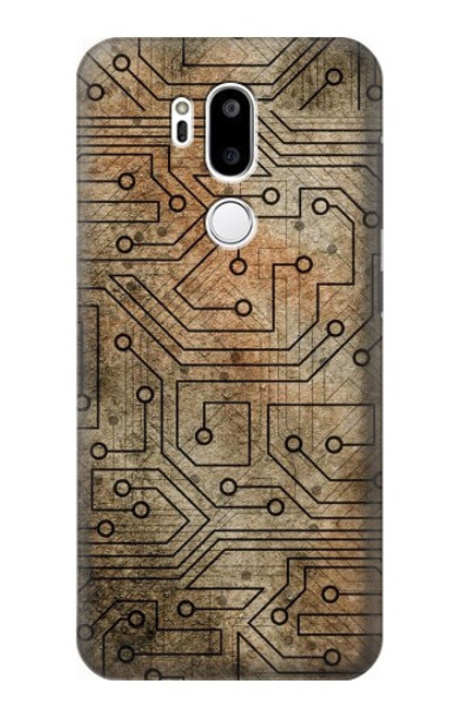 W3812 PCB Print Design Hülle Schutzhülle Taschen und Leder Flip für LG G7 ThinQ