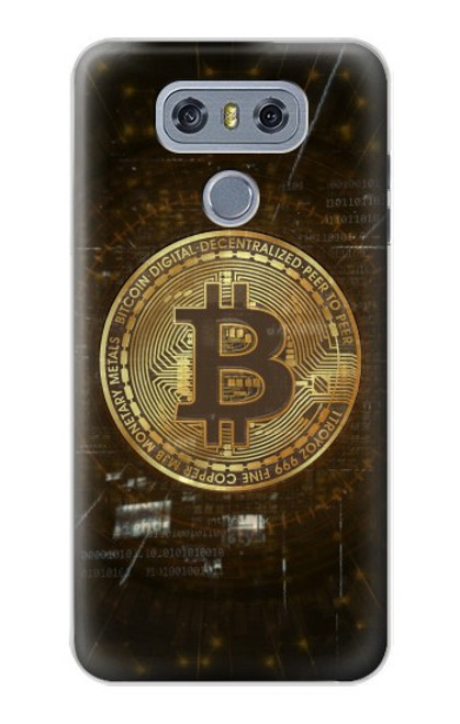 W3798 Cryptocurrency Bitcoin Hülle Schutzhülle Taschen und Leder Flip für LG G6