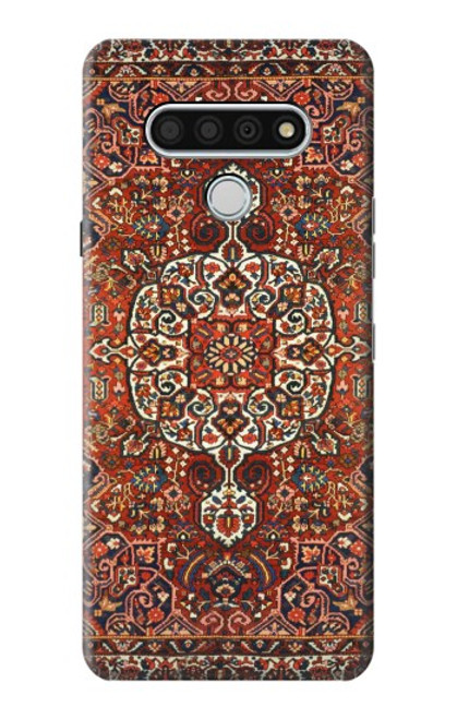 W3813 Persian Carpet Rug Pattern Hülle Schutzhülle Taschen und Leder Flip für LG Stylo 6