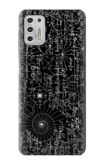 W3808 Mathematics Blackboard Hülle Schutzhülle Taschen und Leder Flip für Motorola Moto G Stylus (2021)