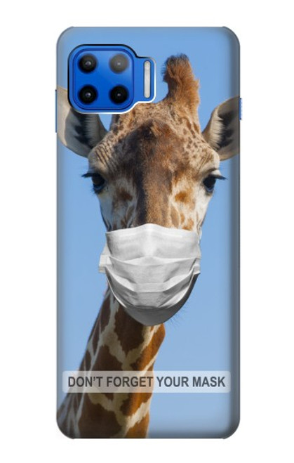 W3806 Giraffe New Normal Hülle Schutzhülle Taschen und Leder Flip für Motorola Moto G 5G Plus