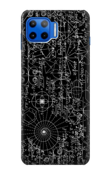 W3808 Mathematics Blackboard Hülle Schutzhülle Taschen und Leder Flip für Motorola Moto G 5G Plus
