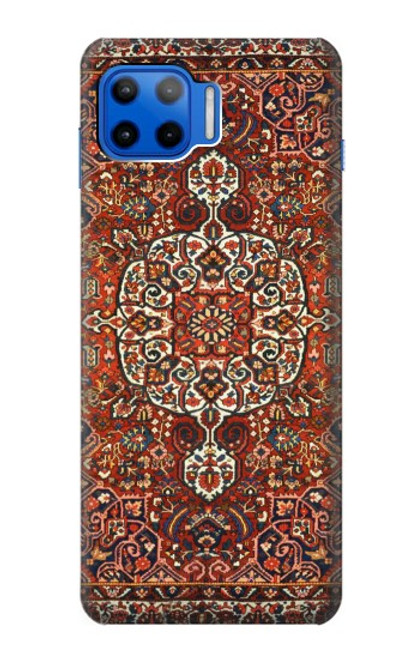 W3813 Persian Carpet Rug Pattern Hülle Schutzhülle Taschen und Leder Flip für Motorola Moto G 5G Plus
