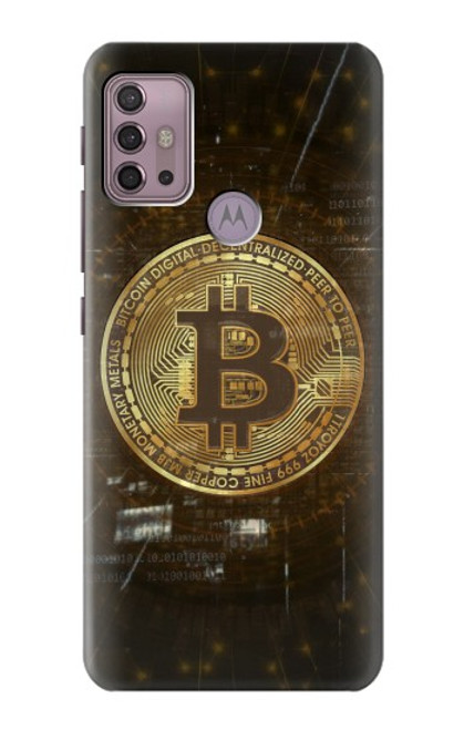 W3798 Cryptocurrency Bitcoin Hülle Schutzhülle Taschen und Leder Flip für Motorola Moto G30, G20, G10