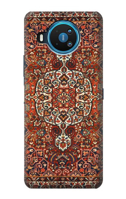 W3813 Persian Carpet Rug Pattern Hülle Schutzhülle Taschen und Leder Flip für Nokia 8.3 5G