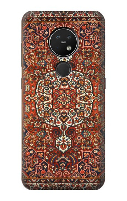 W3813 Persian Carpet Rug Pattern Hülle Schutzhülle Taschen und Leder Flip für Nokia 7.2