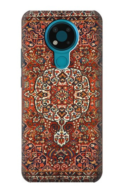 W3813 Persian Carpet Rug Pattern Hülle Schutzhülle Taschen und Leder Flip für Nokia 3.4