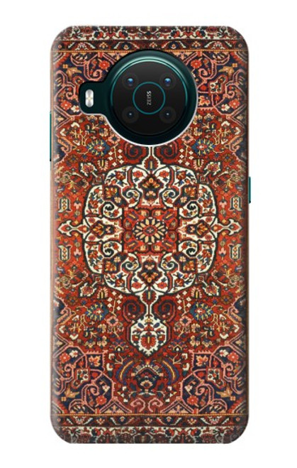 W3813 Persian Carpet Rug Pattern Hülle Schutzhülle Taschen und Leder Flip für Nokia X10
