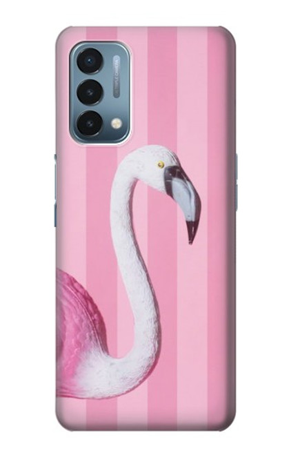 W3805 Flamingo Pink Pastel Hülle Schutzhülle Taschen und Leder Flip für OnePlus Nord N200 5G