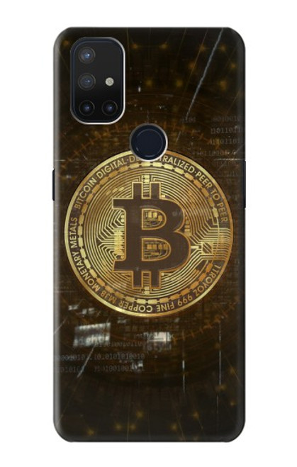 W3798 Cryptocurrency Bitcoin Hülle Schutzhülle Taschen und Leder Flip für OnePlus Nord N10 5G