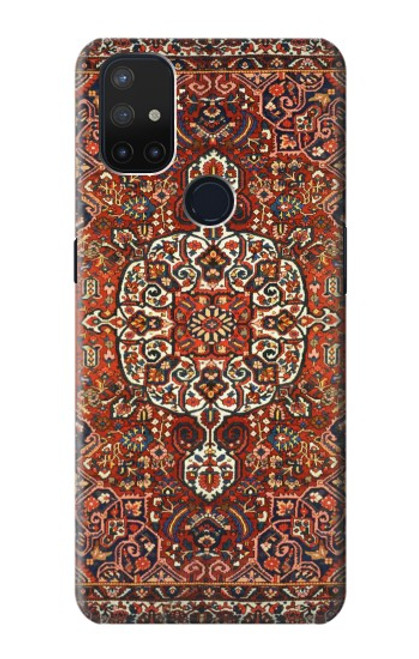 W3813 Persian Carpet Rug Pattern Hülle Schutzhülle Taschen und Leder Flip für OnePlus Nord N10 5G