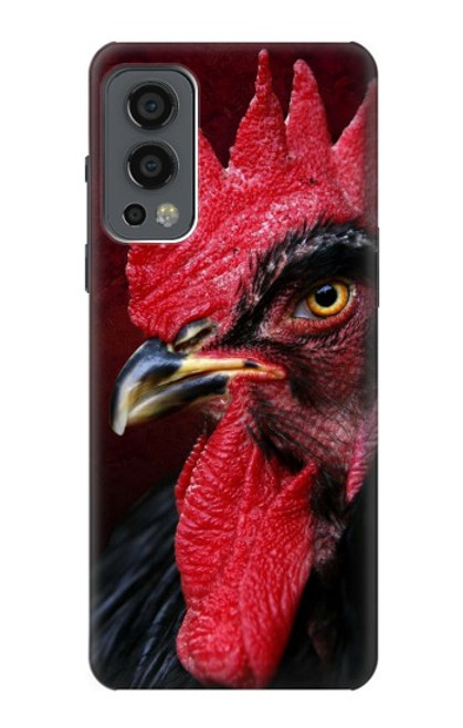 W3797 Chicken Rooster Hülle Schutzhülle Taschen und Leder Flip für OnePlus Nord 2 5G