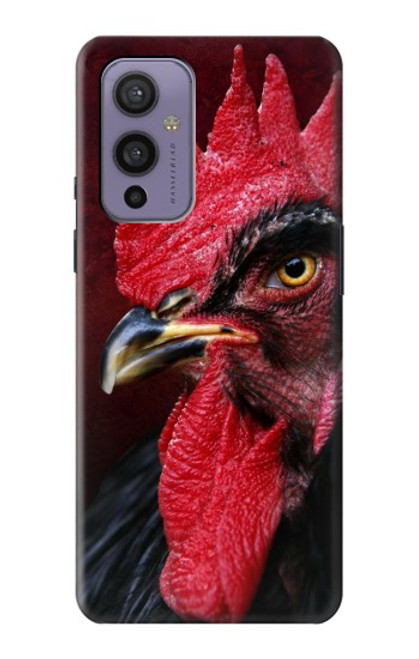 W3797 Chicken Rooster Hülle Schutzhülle Taschen und Leder Flip für OnePlus 9