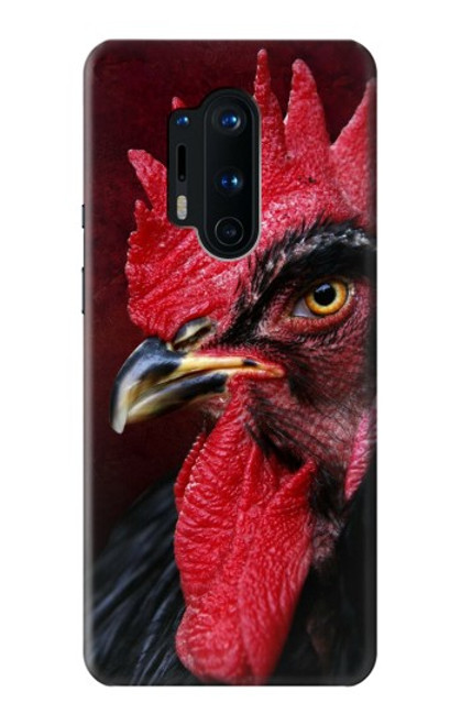 W3797 Chicken Rooster Hülle Schutzhülle Taschen und Leder Flip für OnePlus 8 Pro