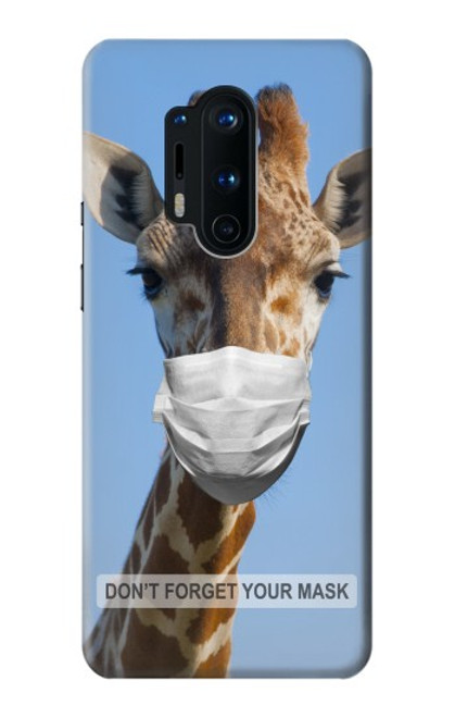 W3806 Giraffe New Normal Hülle Schutzhülle Taschen und Leder Flip für OnePlus 8 Pro