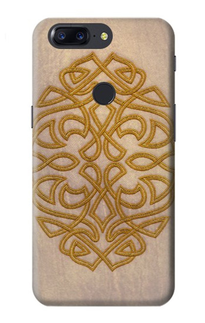 W3796 Celtic Knot Hülle Schutzhülle Taschen und Leder Flip für OnePlus 5T