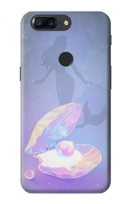 W3823 Beauty Pearl Mermaid Hülle Schutzhülle Taschen und Leder Flip für OnePlus 5T