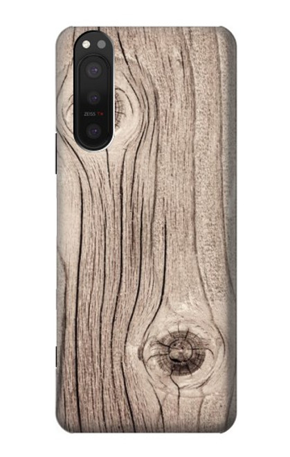 W3822 Tree Woods Texture Graphic Printed Hülle Schutzhülle Taschen und Leder Flip für Sony Xperia 5 II