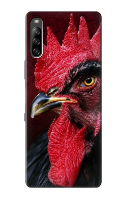W3797 Chicken Rooster Hülle Schutzhülle Taschen und Leder Flip für Sony Xperia L4