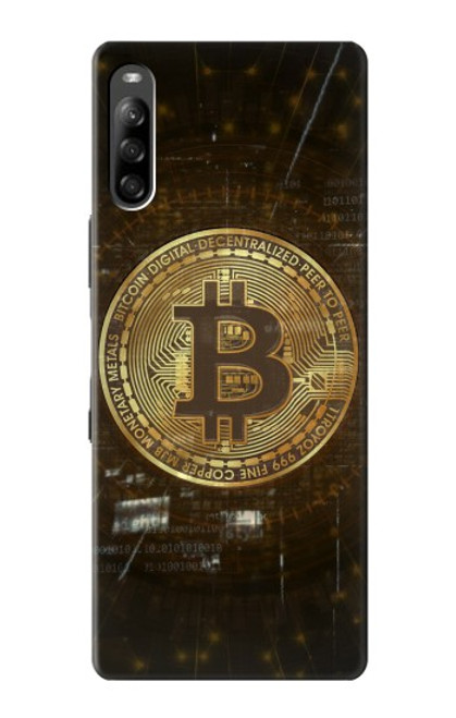 W3798 Cryptocurrency Bitcoin Hülle Schutzhülle Taschen und Leder Flip für Sony Xperia L4