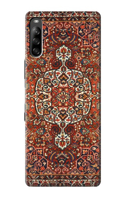 W3813 Persian Carpet Rug Pattern Hülle Schutzhülle Taschen und Leder Flip für Sony Xperia L4