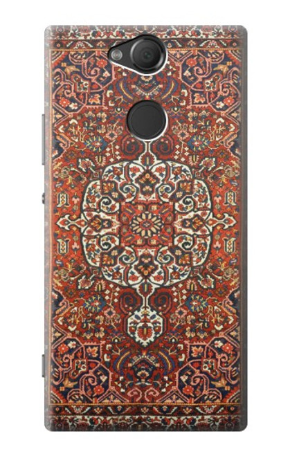 W3813 Persian Carpet Rug Pattern Hülle Schutzhülle Taschen und Leder Flip für Sony Xperia XA2