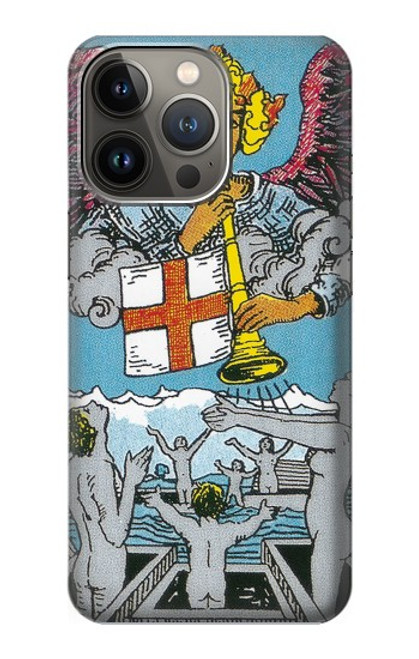 W3743 Tarot Card The Judgement Hülle Schutzhülle Taschen und Leder Flip für iPhone 13 Pro