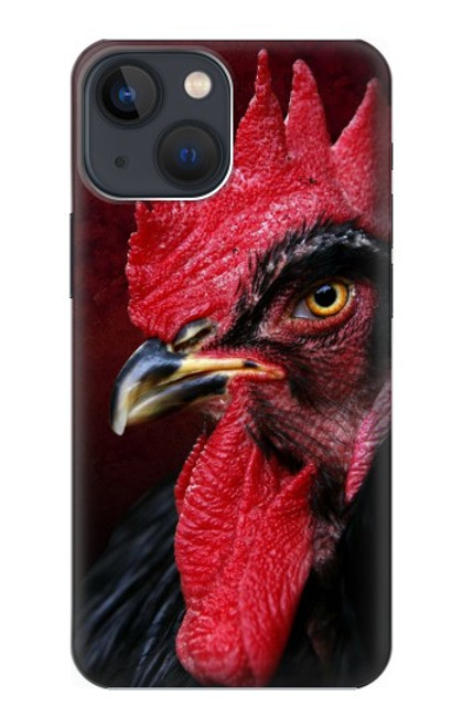 W3797 Chicken Rooster Hülle Schutzhülle Taschen und Leder Flip für iPhone 13 mini