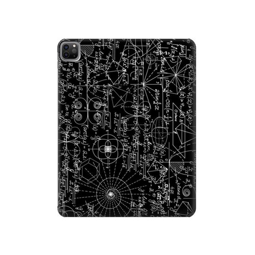 W3808 Mathematics Blackboard Tablet Hülle Schutzhülle Taschen für iPad Pro 12.9 (2022,2021,2020,2018, 3rd, 4th, 5th, 6th)