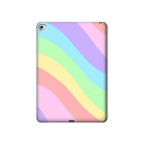 W3810 Pastel Unicorn Summer Wave Tablet Hülle Schutzhülle Taschen für iPad Pro 12.9 (2015,2017)