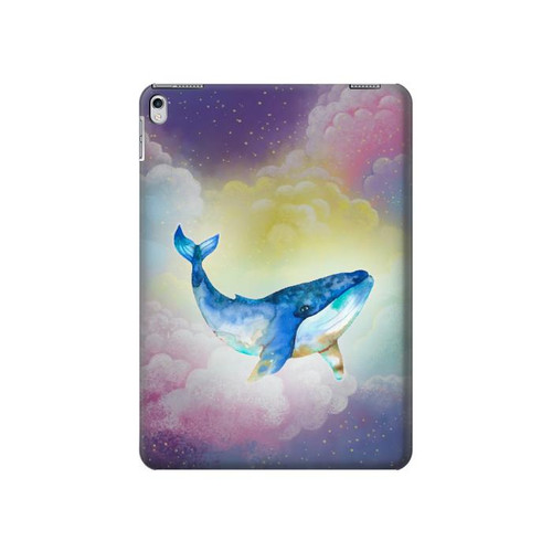 W3802 Dream Whale Pastel Fantasy Tablet Hülle Schutzhülle Taschen für iPad Air 2, iPad 9.7 (2017,2018), iPad 6, iPad 5