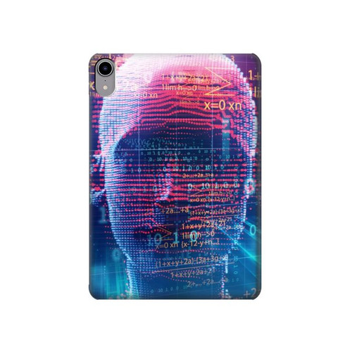 W3800 Digital Human Face Tablet Hülle Schutzhülle Taschen für iPad mini 6, iPad mini (2021)